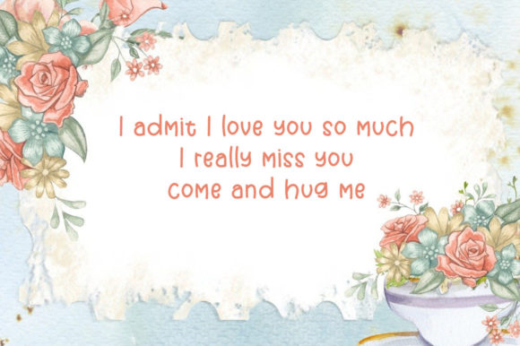 Valentinos Font Poster 3