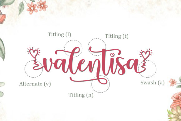 Valentisa Font Poster 9