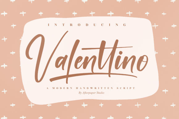 Valenttino Font Poster 1