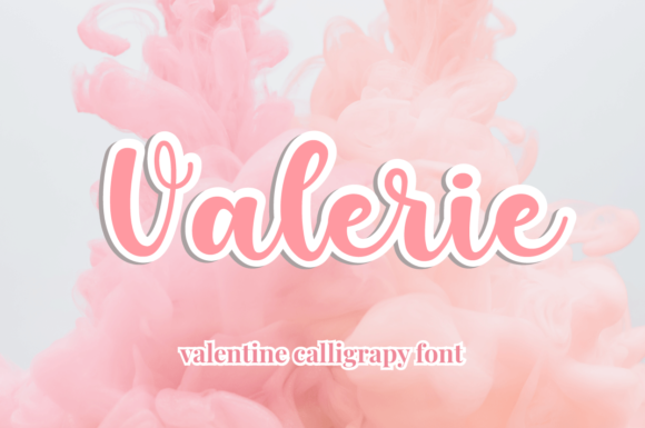 Valerie Font Poster 1