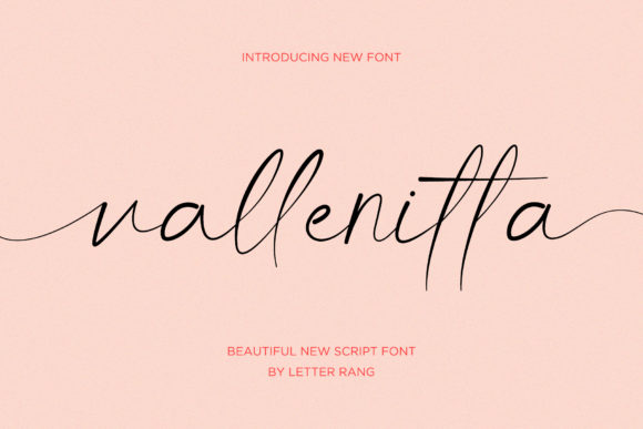 Vallenitta Font Poster 1