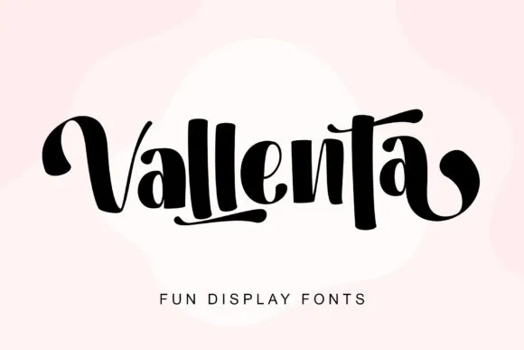Vallenta Font Vallenta Font Poster 1