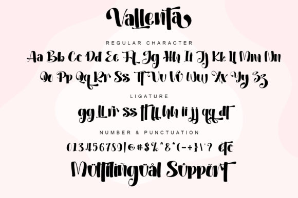 Vallenta Font Poster 7
