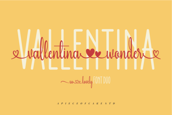 Vallentina Wonder Font Poster 1