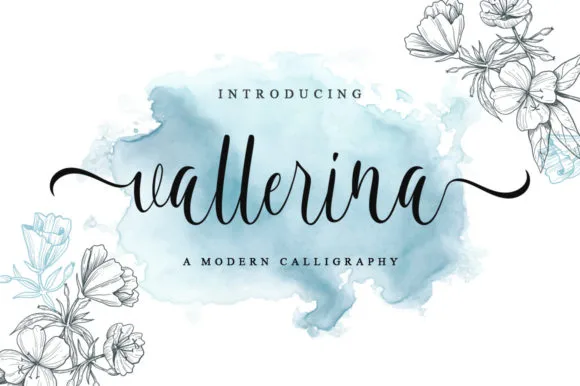 Vallerina Font Vallerina Font Poster 1