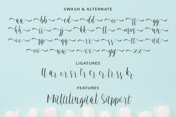 Vallerina Font Poster 11