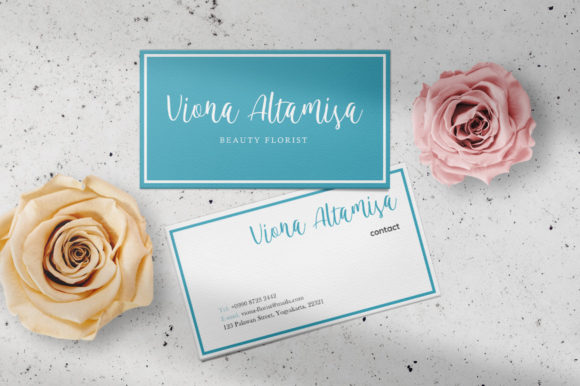 Vallerina Font Poster 4