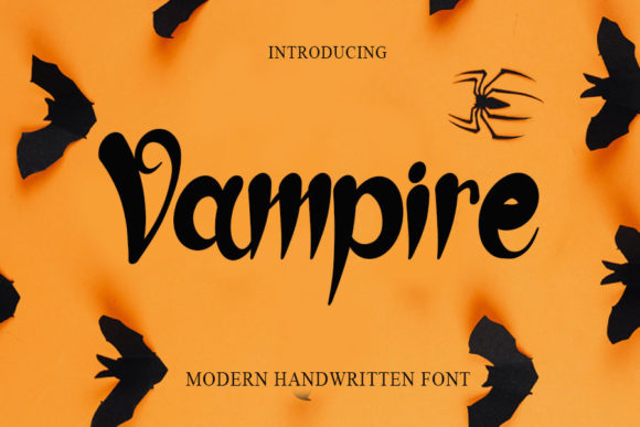 Vampire Font Font Poster 1