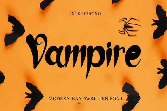 Vampire Font Font Vampire Font Font Poster 1