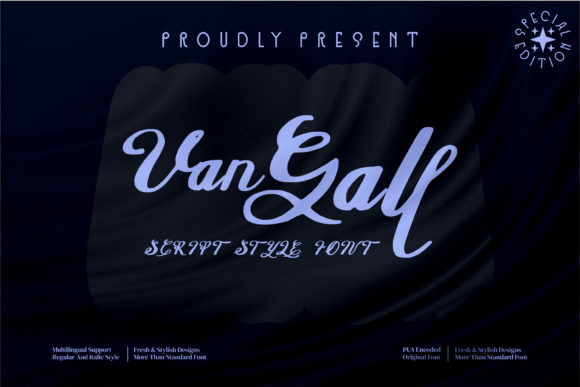 Van Gall Font Poster 1