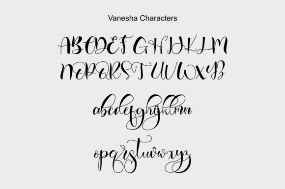 Vanesha Font Poster 6