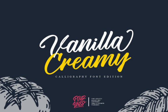 Vanilla Creamy Font Poster 1