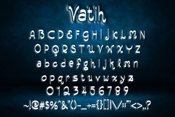 Vatih Font Poster 2
