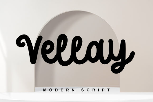 Vellay Font Poster 1