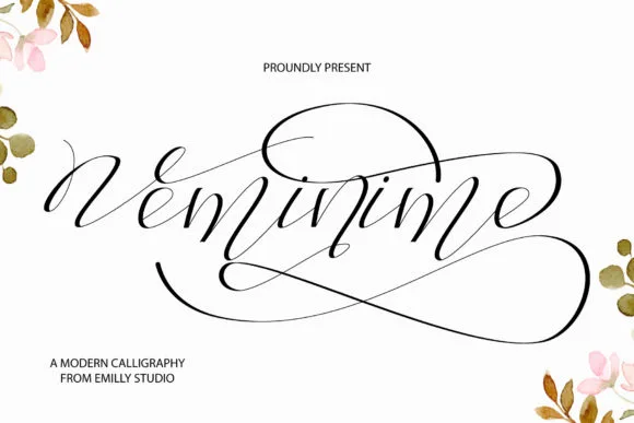 Veminime Font Veminime Font Poster 1