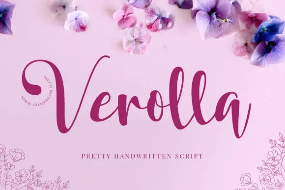 Verolla Font Verolla Font Poster 1