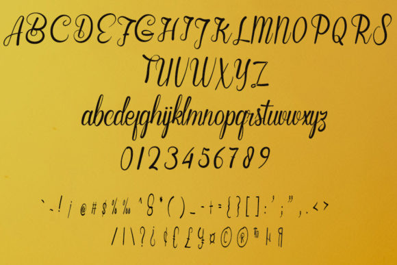 Very Great Font Poster 5
