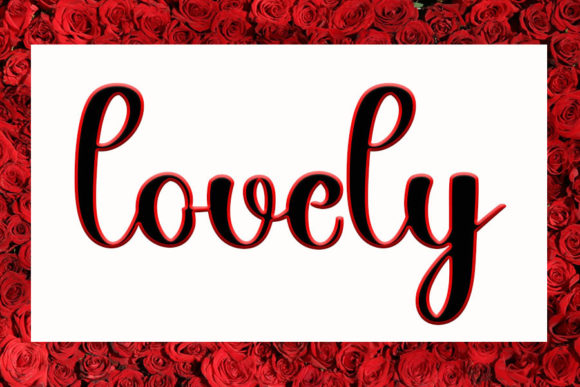 Vialovely Font Poster 3