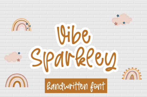 Vibe Sparkley Font Poster 1