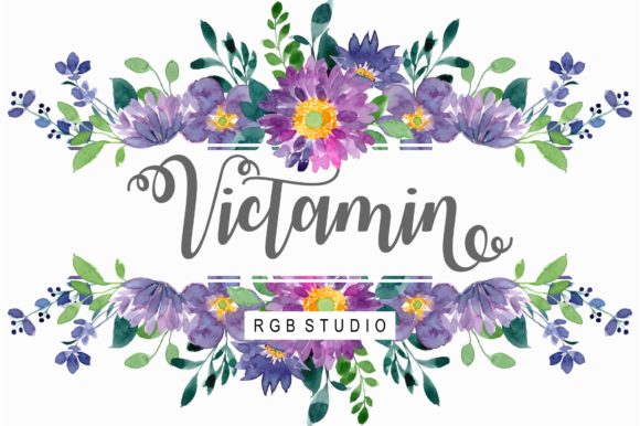 Victamin Font Poster 1