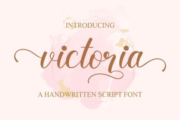 Victoria Font Poster 1