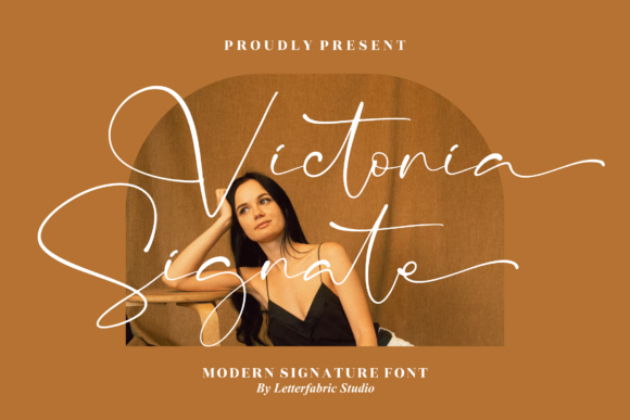 Victoria Signate Font Poster 1