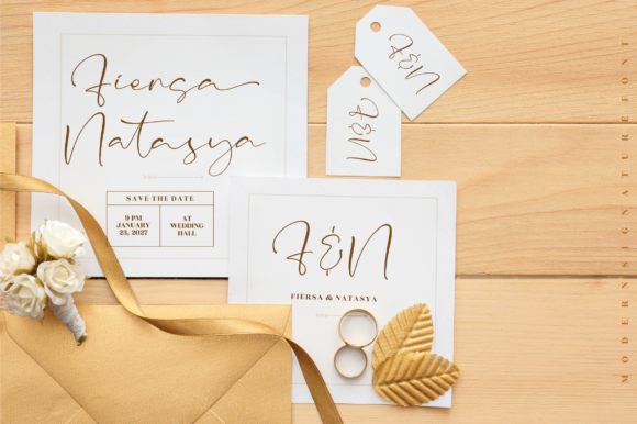 Victoria Signate Font Poster 2