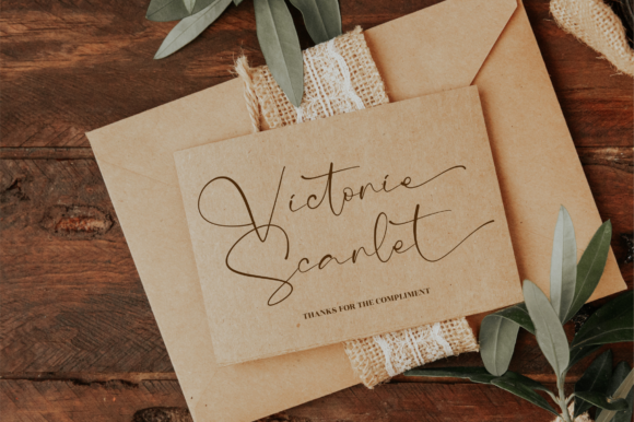 Victoria Signate Font Poster 4
