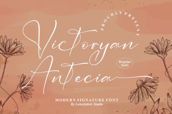Victoryan Antecia Font Poster 1