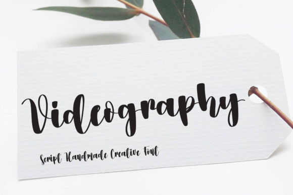 Videography Font Poster 1