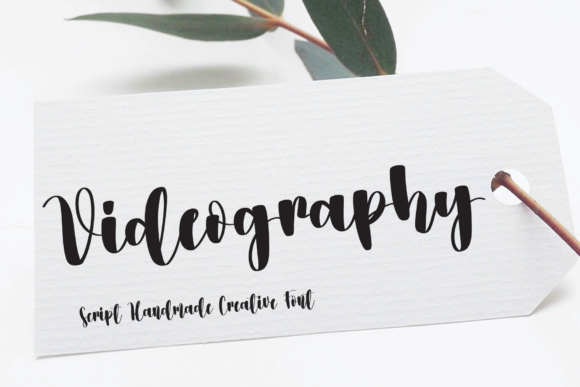 Videography Font