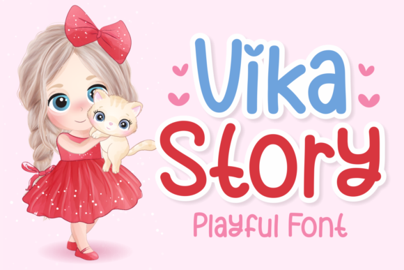 Vika Story Font Poster 1