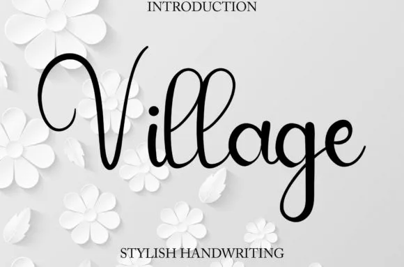 Village Font Village Font Poster 1