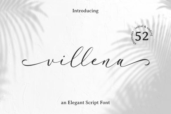 Villena Font Poster 1