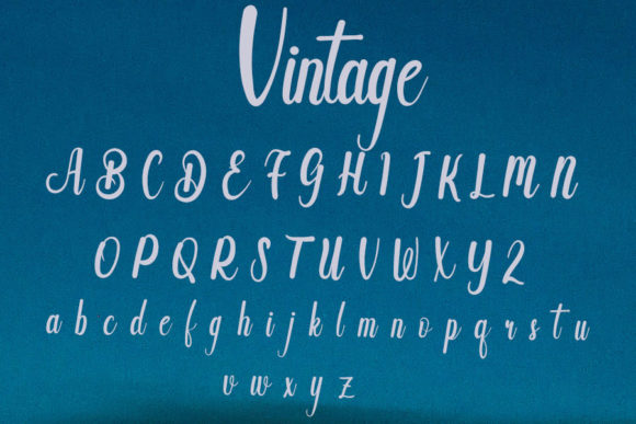 Vintage Font Poster 5
