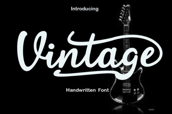 Vintage Font Poster 1