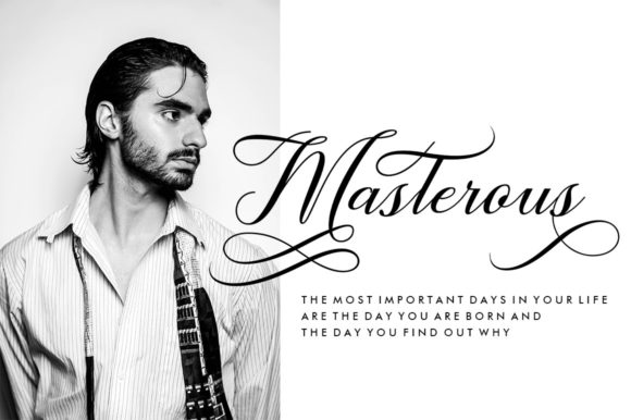 Vintage Fonta Font Poster 2