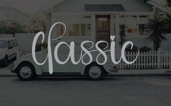 Vintage Handmade Font Poster 2