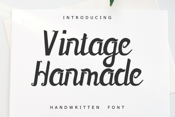 Vintage Hanmade Font Poster 1