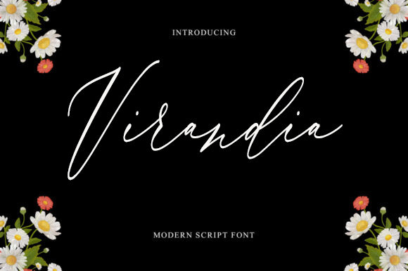 Virandia Font Poster 1