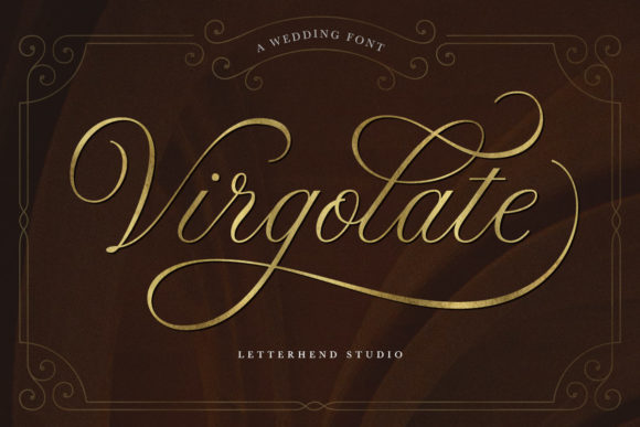 Virgolate Font Poster 1