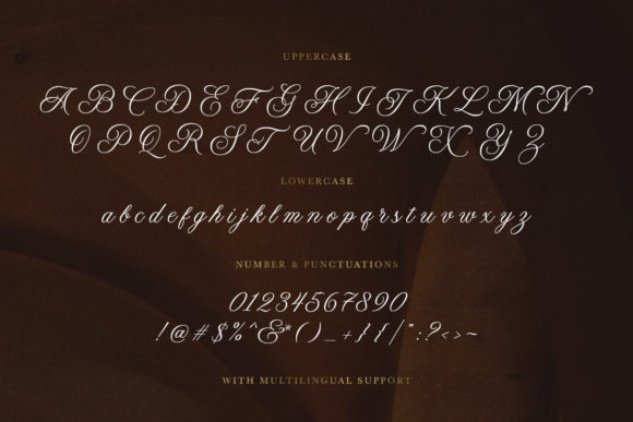 Virgolate Font Poster 9