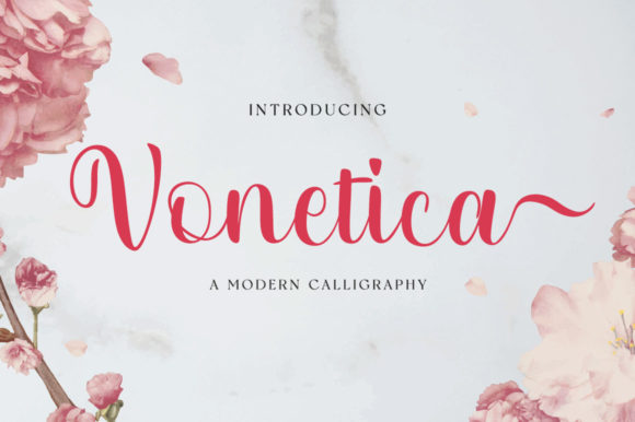 Vonetica Font Poster 1