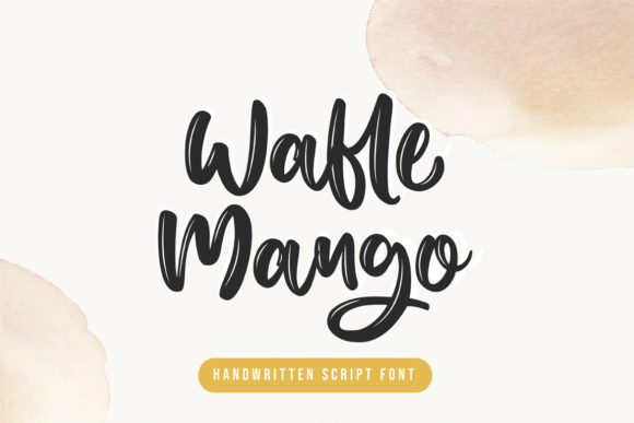Wafle Mango Font Poster 1