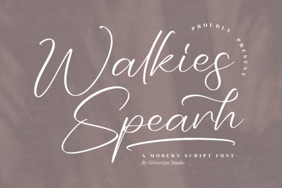 Walkies Spearh Font Poster 1