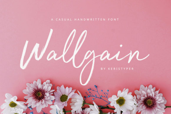 Wallgain Font Poster 1