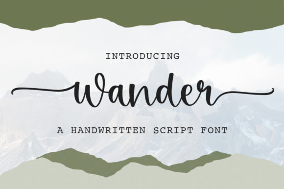 Wander Font Poster 1