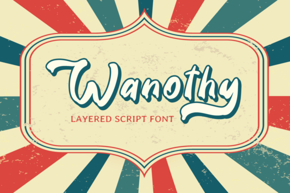 Wanothy Font Poster 1