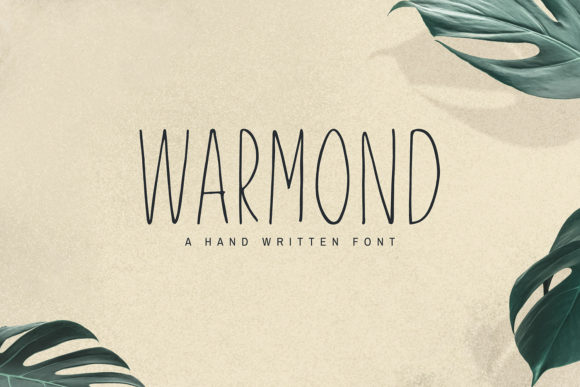 Warmond Font Poster 1