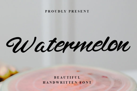 Watermelon Font Poster 1